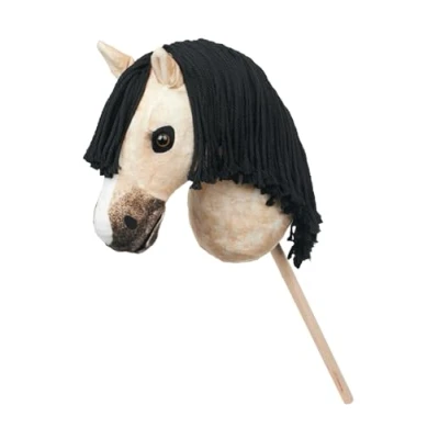 Image of LeMieux Hobby Horse Dream Dappled Dun Coat Realistic Head Perfect for Kids