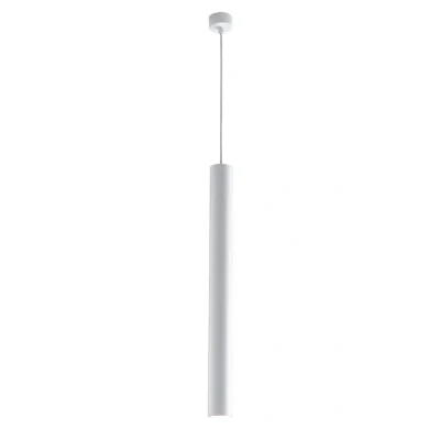 Image of FLUKE Slim Pendant Ceiling Light White 5.5x60cm