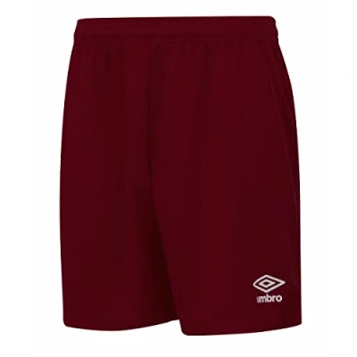 Image of Umbro Childrens/Kids Club II Shorts (13 Years) (New Claret)