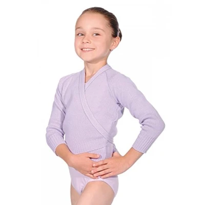 Image of Roch Valley Acrylic Crossover Cardigan 32&quot; Lilac
