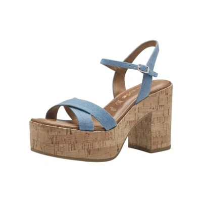 Image of Tamaris 28034 802 women&#039;s Sandals in Blue