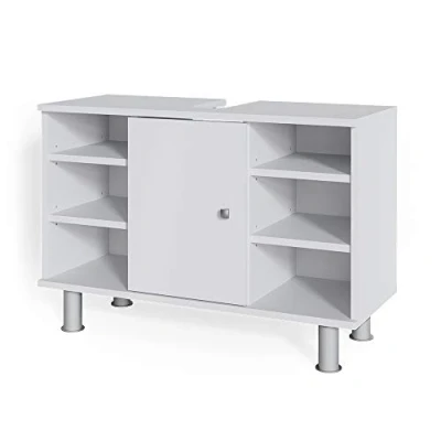 Image of Vicco Sink base cabinet Fynn, White, 80 x 54 cm