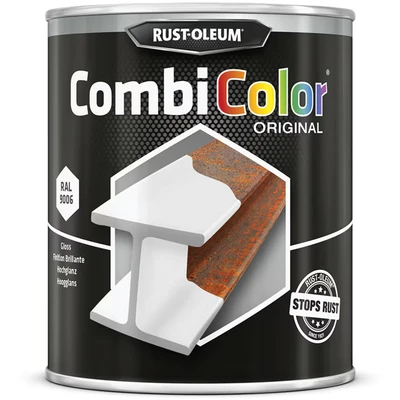 Image of RUST OLEUM 7315.0.75 Combicolor Original, Superior Metal Protection, Direct To Rust, White aluminium RAL 9006