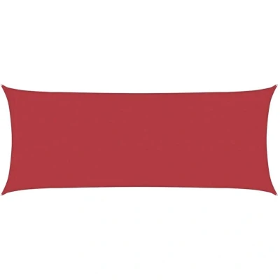 Image of vidaXL Sunshade Sail 160 g/m² Red 2x4.5 m HDPE