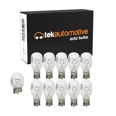 Image of Tek Automotive 955 W16W Bulb, Brake Light Bulbs, Reverse Tail, Indicator, Fog, High Level Light, 921B 12V 16W W2.1x9.5D Capless Box of 10