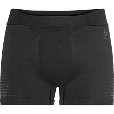 Image of odlo Men Functional Underwear Boxer Shorts PERFORMANCE WARM ECO, black new graphite grey, L