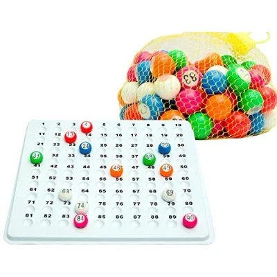 Image of Thomas &amp; Anca Club Supplies Ltd Bingo Balls and Recessed Check Tray 1 90 Game Caller