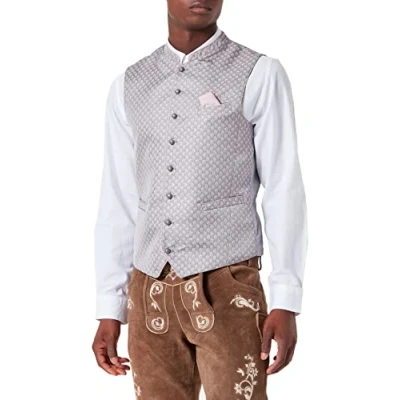 Image of Bergfeuer Men&#039;s Manilo Traditional waistcoat, gray, 50