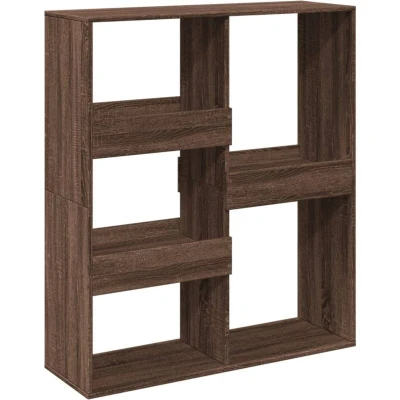 Image of vidaXL Book Cabinet/Room Divider Brown Oak 100x33x115 cm
