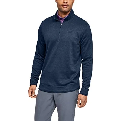 Image of Under Armour Men SweaterFleece 1/2 Zip Warm Up Top Academy/ (408), XX Large