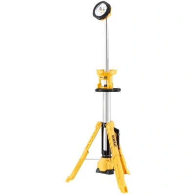 Image of DEWALT DCL079 XJ Foco LED con Trípode XR 18V sin cargador/batería, 18 V, Yellow/Black