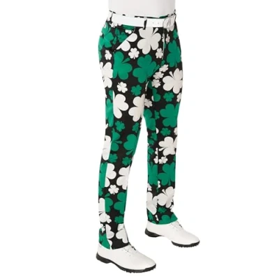 Image of Royal &amp; Awesome Paddy Par! Irish Mens Golf Trousers 30W/ 30L