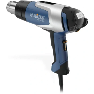 Image of STEiNEL HL2020E HL 2020 E Hot air gun, 2200 W power, 3 airflow rates, temperature range 60 600 degreeC, heat gun with LCD display