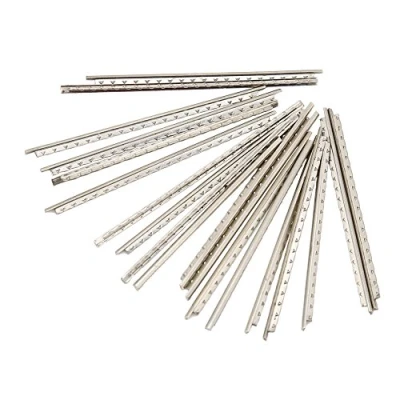 Image of Drfeify White Copper Wire, 19Pcs / Set 2.0mm Durable Fret Wire Guitar Replacement Parts for Classic Wooden Guitars
