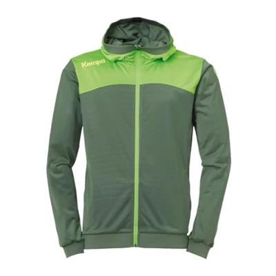 Image of Kempa Emotion 2.0 Hooded Jacket Men&#039;s Dragon Green/Hope Green, 4X Large