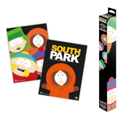 Image of Grupo Erik Poster South Park Set of 2 Mini Posters 15 x 20.5 inches / 38 52 cm Art Shipped Rolled Up In A Protective Box Gifts