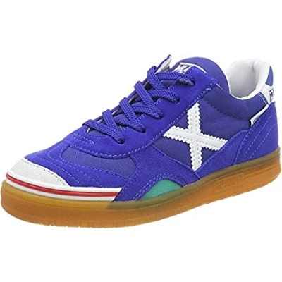 Image of Munich Unisex Kid&#039;s Gresca S Fitness Shoes, Blue, 4 UK