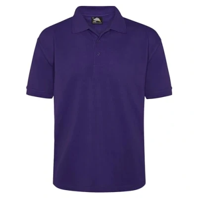 Image of ORN Polo Shirt for Men Adult Short Sleeve Workwear UK Casual Smart Tops Men, Professional Work Wear 1150 Eagle Purple, Extra Large