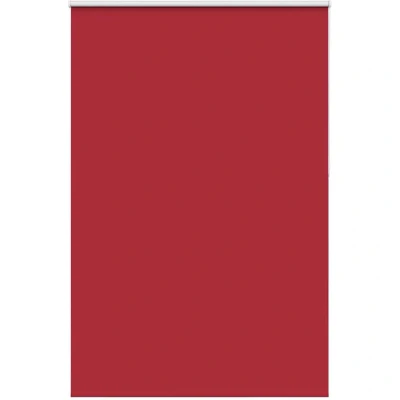 Image of vidaXL Roller Blind Blackout Red 165x230 cm Fabric Width 161.6 Polyester
