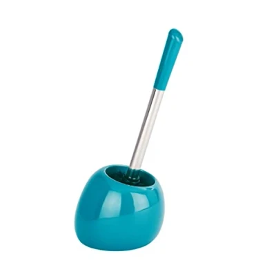 Image of WENKO 22001100 Toilet brush Polaris Petrol Ceramic, 15 x 34.5 14.5 cm,