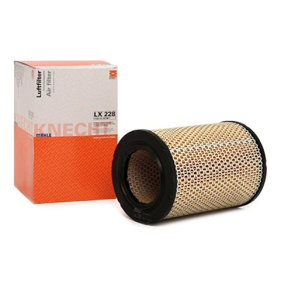 Image of 90110895500, 9861216725, 9861216725000 Air Filter MAHLE ORIGINAL LX 228 221,5mm 151,0mm Insert MERCEDES BENZ: SL Convertible, S Class Saloon
