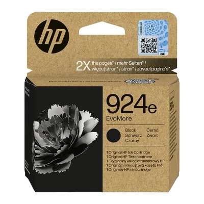 Image of HP 924e EvoMore Black Ink Cartridge,