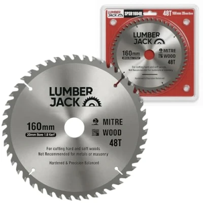 Image of LUMBER JACK TCT Circular Wood Saw Blade 160mm x 20mm 48T for Festool TS55 Bosch Makita etc