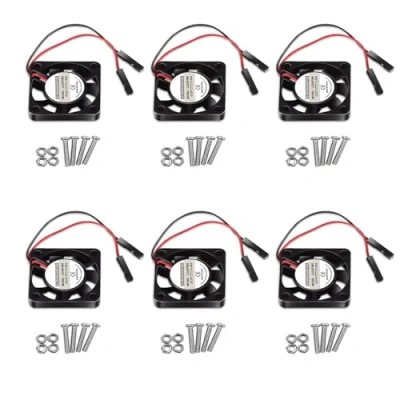 Image of 6pcs 3007 Fan for Raspberry Pi 4 30x30x7mm Cooler Brushless Cooling 30MM 1.18in 3.3V 5V DC Quiet 4, 3 B+, B, 2, Zero/Zero W,Robot Project