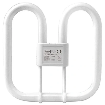 Image of Crompton 16W CFL GR8 2 Pin 2D Bulb Cool White