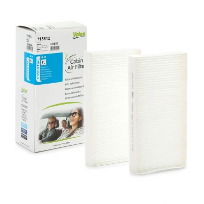 Image of 64116823724, 64119321876, 64316835404, 6823724, 6835404 Pollen Filter VALEO CLIMFILTER COMFORT 715812 Particulate 234, 230mm 116mm 40mm