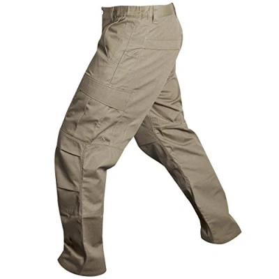 Image of Vertx Men&#039;s Phantom Ops Tactical Cargo Utility With Pockets, Lightweight Casual Outdoor Water resistant Wo Pants, Desert Tan, 36W 30L UK