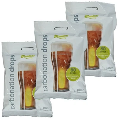 Image of 3X Muntons Carbonation Drops 80 160g Sugar Tablets for Priming Beer &amp; Cider