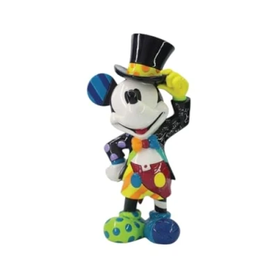 Image of Disney Britto Collection Mickey Mouse With Top Hat Figurine