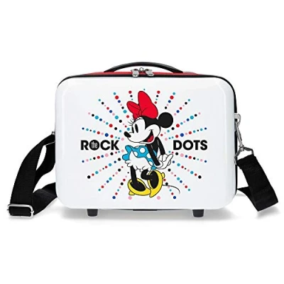 Image of Disney Minnie Magic Adaptable Beauty Case White 29x21x15 cms ABS