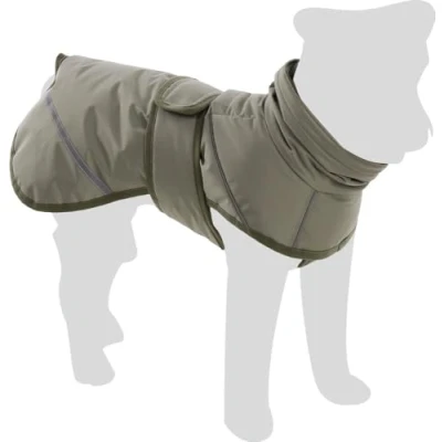 Image of Flamingo Cujo Winter Coat for Dogs Green Size 45 cm (A: cm, B: 51 C: 58 60 cm) Ideal Jack Russell, Cocker Spaniel, French Bulldog, Shih Tzu and Dachshund