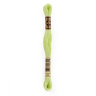 Image of DMC 6 Strand Embroidery Cotton 8.7Yd Pale Apple Green