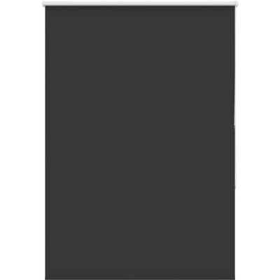 Image of vidaXL Roller Blind Blackout Grey 90x150 cm Fabric Width 85.7 Polyester