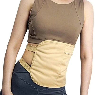 Image of Castor Oil Pack Compress, Upgrade Reusable Wrap with Extra Pouch for Ice or Heating Pad Aid Sleep, Liver Detoxs and Constipations (Oil Not Included)