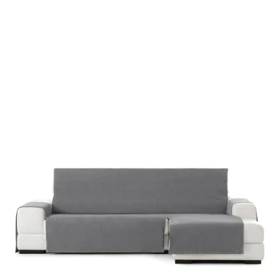 Image of Eysa Rabat practica chaise longue cover 290cm., color 06/dark grey, right frontal view