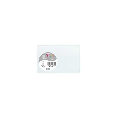 Image of Clairefontaine Ref 1439C Pollen Card (Pack of 25 Sheets) 82 x 128mm Sized, Acid Free, Inkjet &amp; Laser Compatible, Easy to Write On, 210gsm Blue