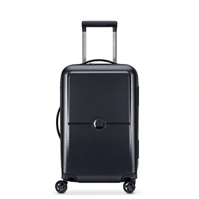 Image of DELSEY PARIS TURENNE Slim Rigid Cabin Suitcase 55x40x20 cm 35 liters XS Black