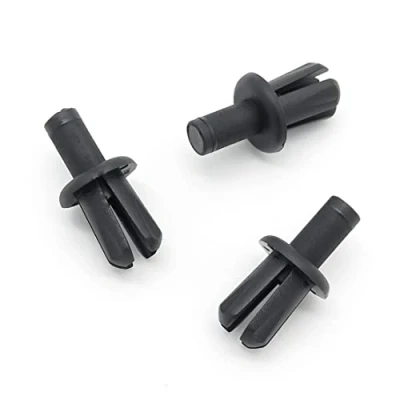 Image of VVO Fasteners Black Plastic Exterior Windscreen/A Pillar Trim Clips for Land Rover Discovery, Range Evoque, (Pack of 10)