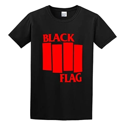 Image of Black Flag Band T Shirt Unisex Mens Tees XL