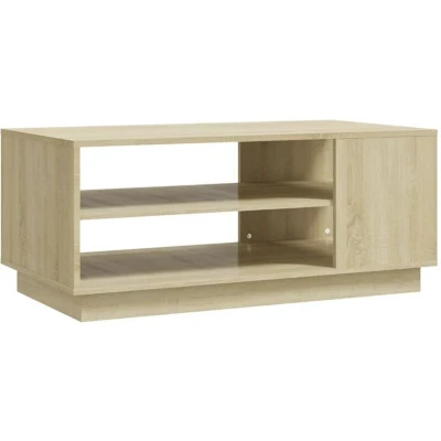 Image of vidaXL Coffee Table Sonoma Oak 102x55x43 cm Engineered Wood