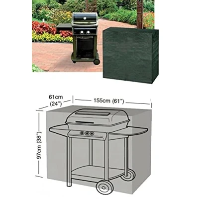 Image of Furniture outdoor garden patio rattan cover indoor sofa waterproof protector (LARGE CLASSIC BARBECUE COVER)
