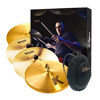 Image of Zildjian KP100 K Series Cymbal Box Set 15&quot; Hi Hats, 19&quot; Thin Crash, 22&quot; Light Ride, 17&quot; TGIG, Bronze