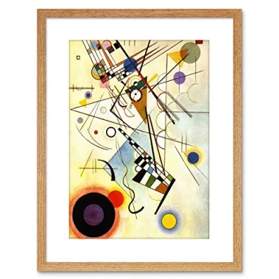 Image of Wee Blue Coo Kandinsky Composition VIII Framed Wall Art Print