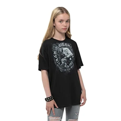 Image of Iron Maiden Kids T Shirt Number of The Beast Official Black Ages 5 14 yrs XXL