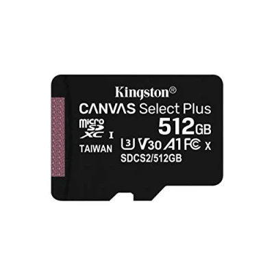 Image of Kingston Canvas Select Plus microSD Card SDCS2/512 GB SP Class 10