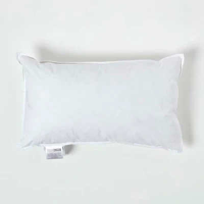 Image of HOMESCAPES Luxury Duck Feather Cushion Inserts 30cm x 50cm (12 20) Perfect Bounce Back and Down Proof Cover, Generously Filled Inner Pads Fillers, Hypoallergenic, RDS Certified, Machine Washable
